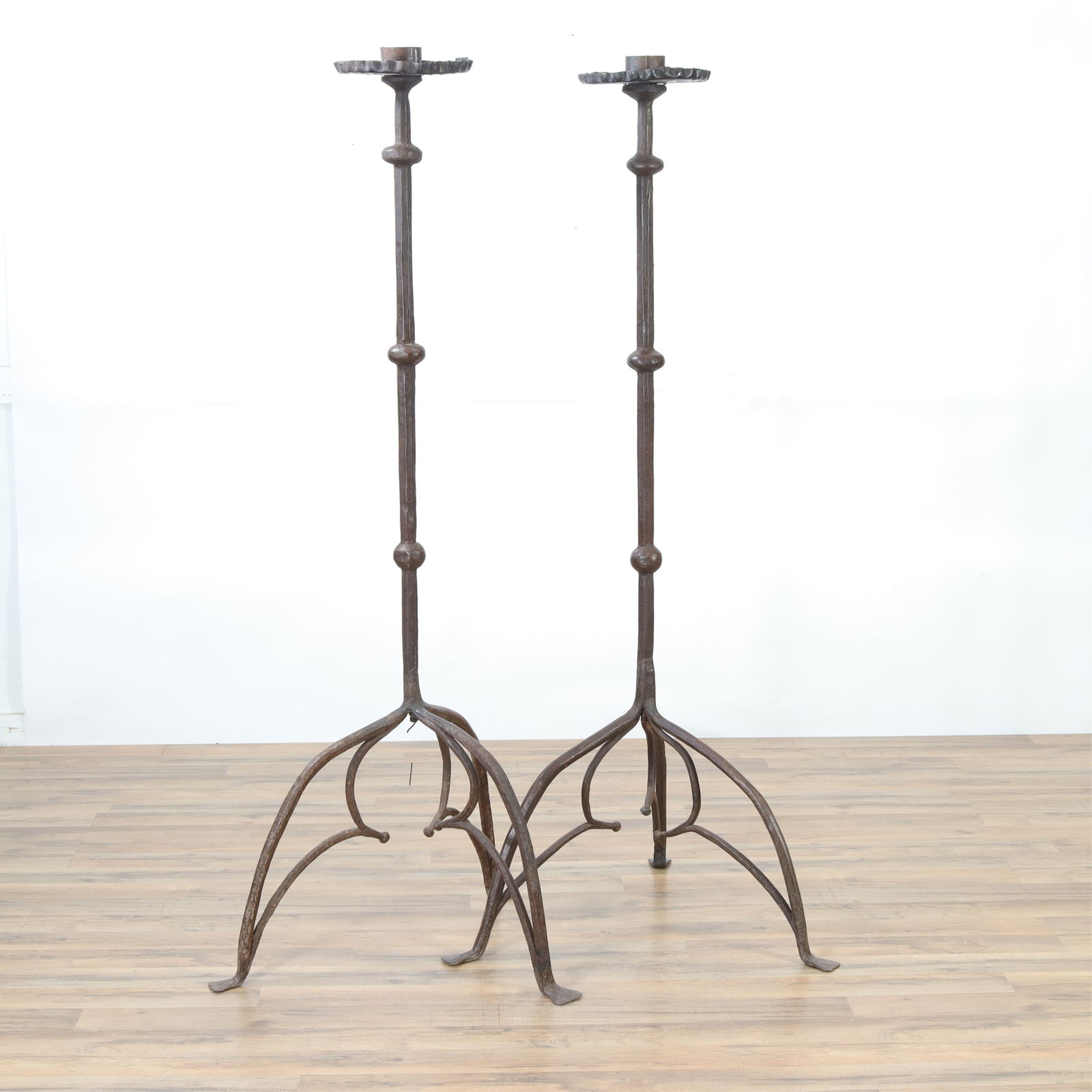 PAIR ITALIAN BAROQUE STYLE IRON