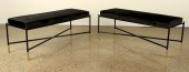 PAIR ITALIAN BRONZE BENCHES MA