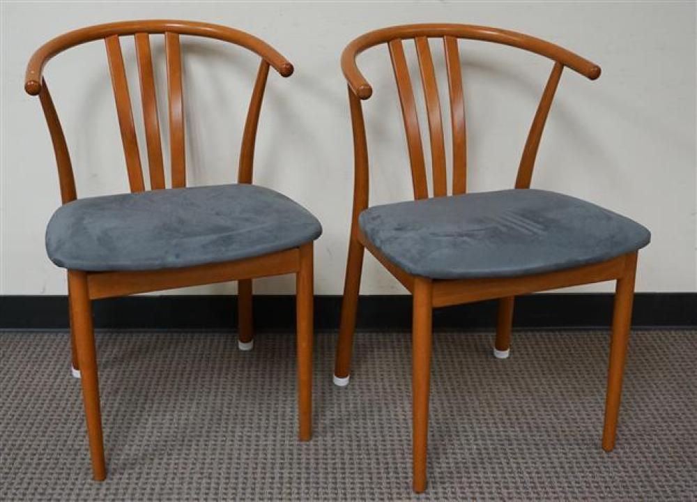 PAIR ITALIAN CHERRY GRAY MICROFIBER