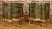 PAIR ITALIAN CHINOISERIE ONYX