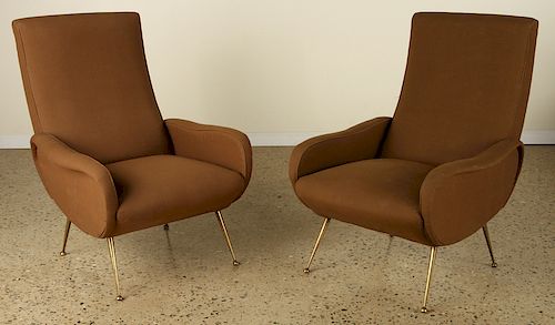 PAIR ITALIAN CLUB CHAIRS BY MARCO