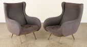 PAIR ITALIAN CLUB CHAIRS MANNE