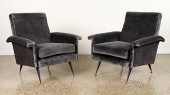 PAIR ITALIAN CLUB CHAIRS ON IR