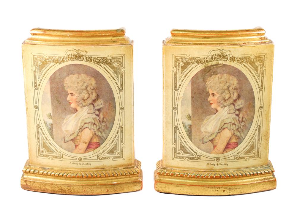 PAIR, ITALIAN GILT BORGHESE