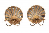 PAIR ITALIAN GILTWOOD MIRROR T