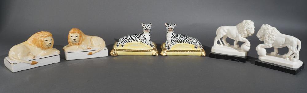 PAIR ITALIAN GLAZED POTTERY