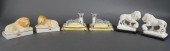 PAIR ITALIAN GLAZED POTTERY RE