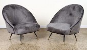 PAIR ITALIAN LOUNGE CHAIRS FLA