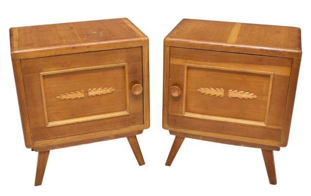 (PAIR) ITALIAN MID-CENTURY OAK