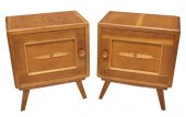 (PAIR) ITALIAN MID-CENTURY OAK