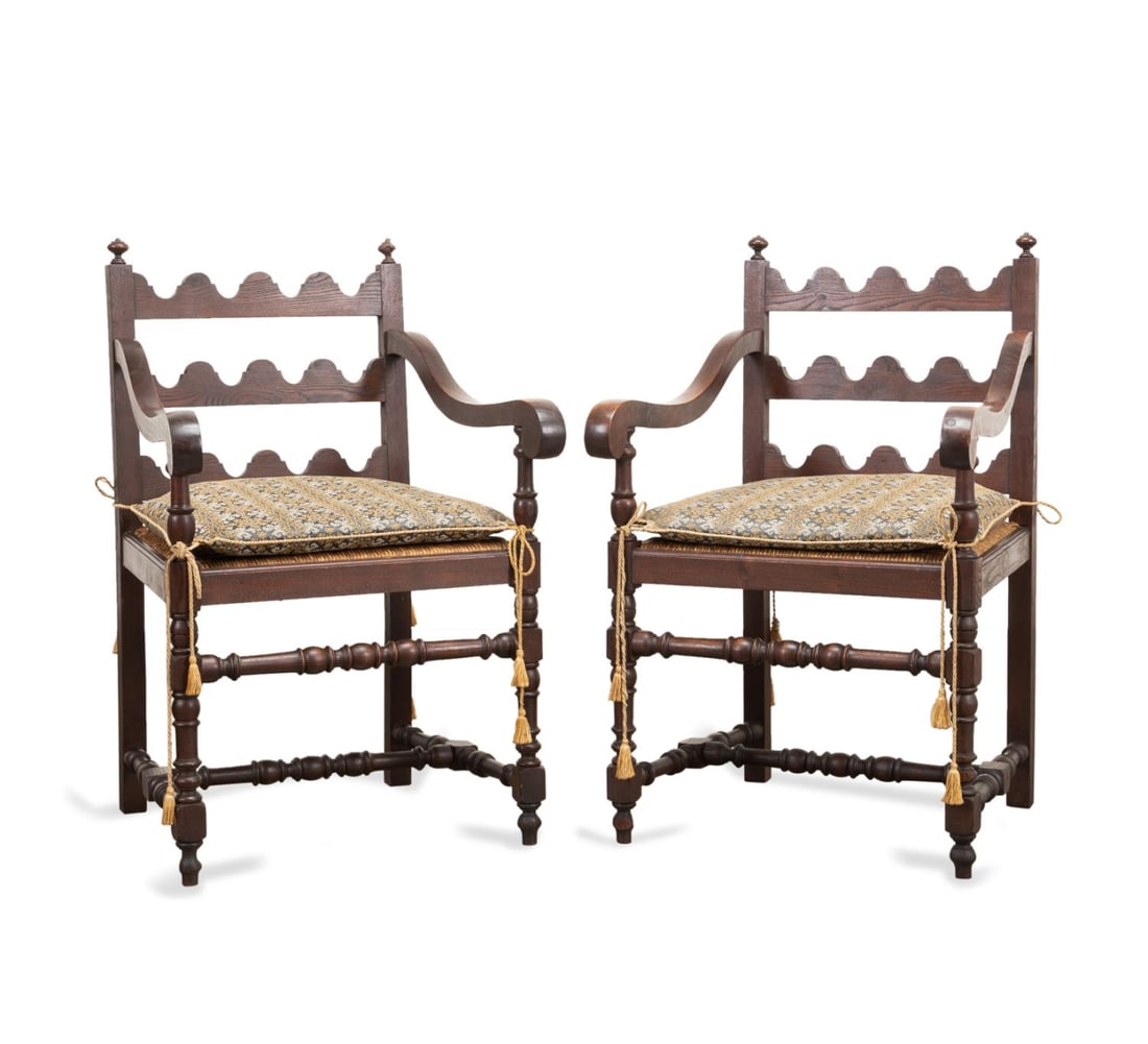 PAIR ITALIAN PROVINCIAL BAROQUE