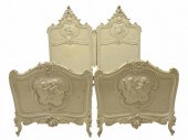 (PAIR) ITALIAN ROCOCO PAINTED