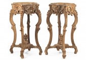 PAIR ITALIAN ROCOCO-STYLE CARV