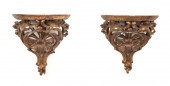 PAIR ITALIAN ROCOCO STYLE GILT