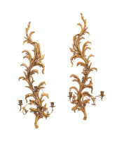 PAIR ITALIAN ROCOCO STYLE GILT