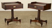 PAIR ITALIAN ROSEWOOD ONE DRAW
