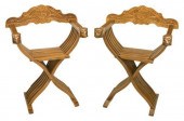 (PAIR) ITALIAN SAVONAROLA LION