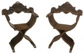 (PAIR) ITALIAN SAVONAROLA WALN