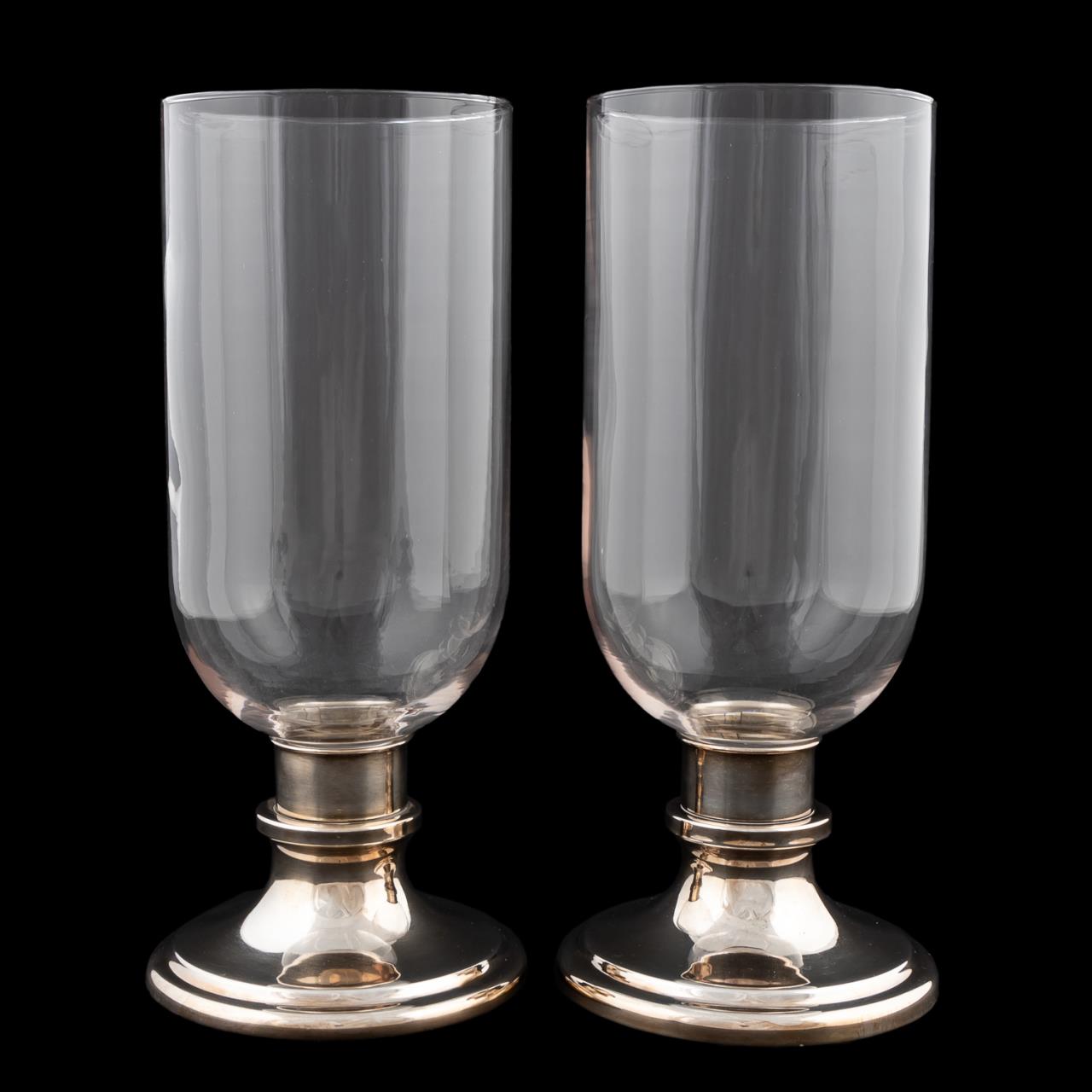 PAIR, ITALIAN SILVERPLATE