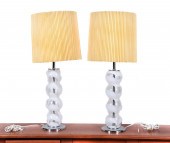 Pair Italian style tiered bubb