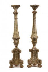 PAIR ITALIAN TORCHIERES - Rare