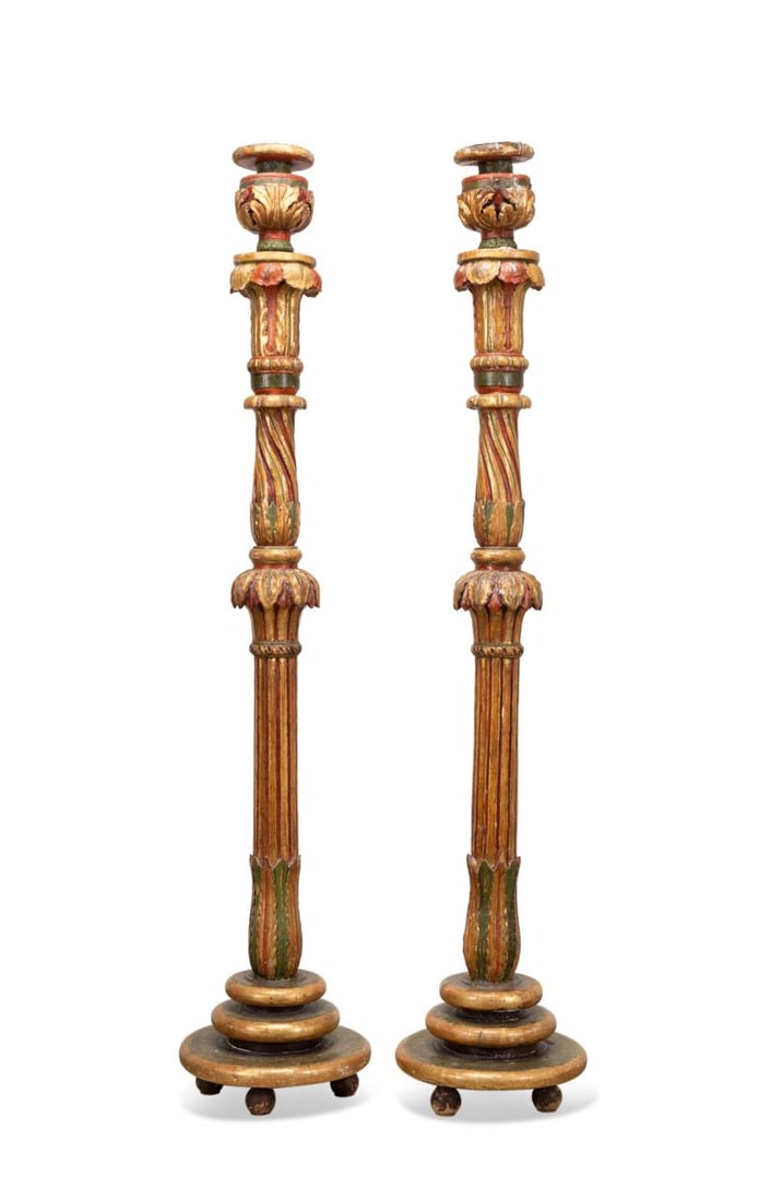 PAIR ITALIAN VENETIAN GILT