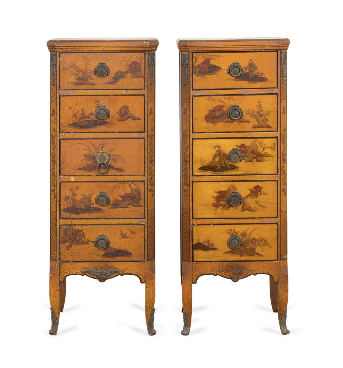 PAIR J. B. VAN SCIVER CHINOISERIE