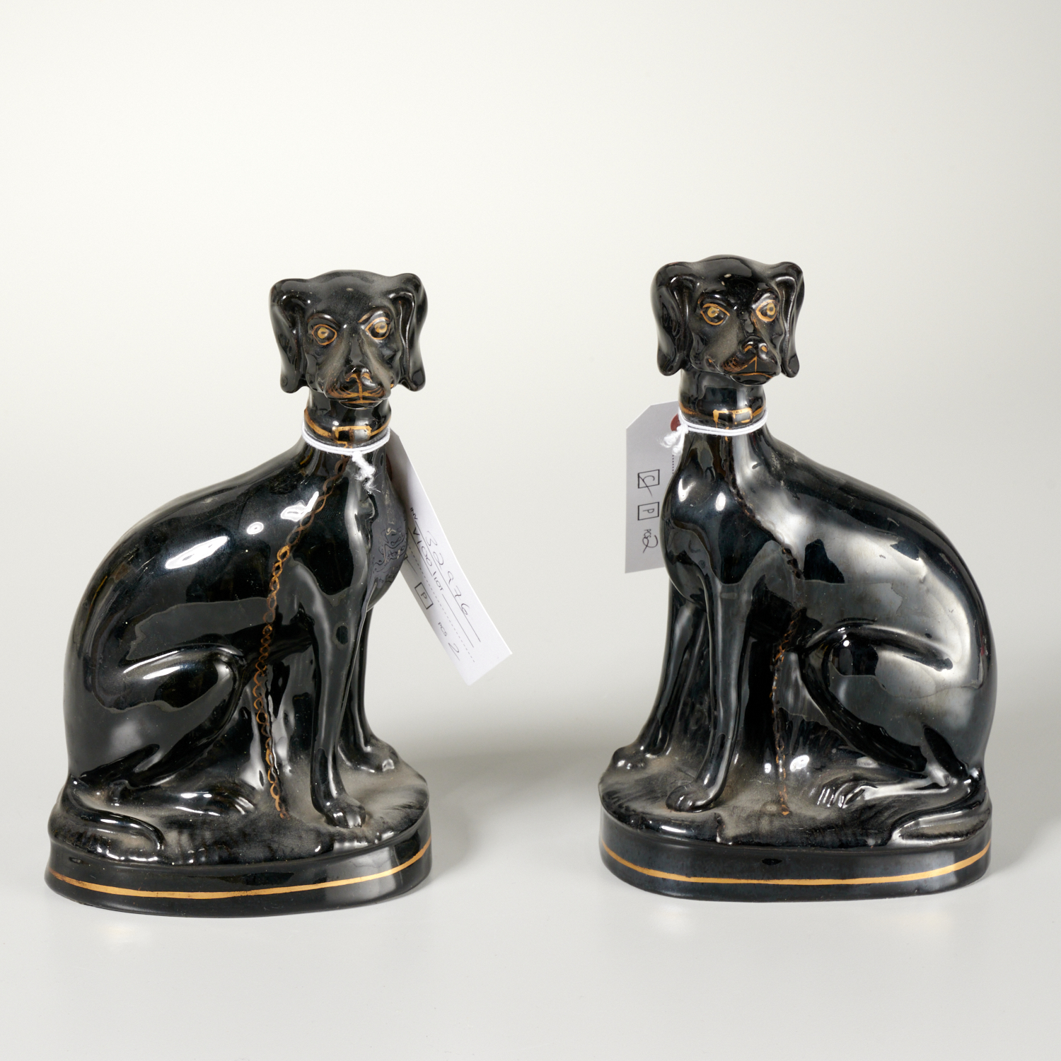 PAIR JACKFIELD STAFFORDSHIRE DOG