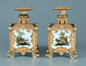 Pair Jacob Petit porcelain per