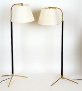 PAIR JACQUES ADNET STYLE FLOOR