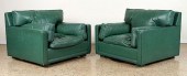 PAIR JACQUES ADNET STYLE LOUNG