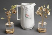PAIR JANE HUTCHESON ENAMEL FLO