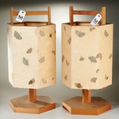 PAIR JAPANESE MODERN LANTERN S