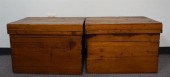 PAIR JAPANESE STAINED PINE KIM