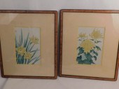 PAIR JAPANESE WOODBLOCK PRINTS