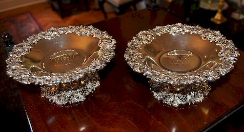 PAIR JE CALDWELL & CO. STERLING
