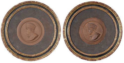 PAIR JEAN-BAPTISTE NINI PORTRAITS