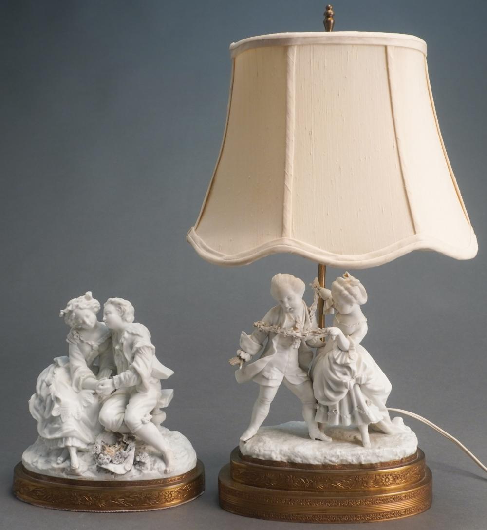 PAIR JEAN GILLE TYPE BISQUE
