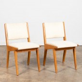 PAIR, JENS RISOM "666" UPHOLST