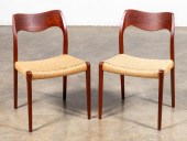 PAIR, J.L. MOLLER MID CENTURY