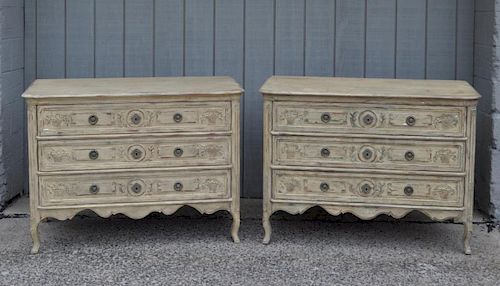 PAIR JOHN WIDDICOMB FRENCH LOUIS XV