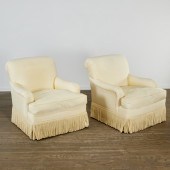 PAIR JULES RIST CUSTOM LOUNGE