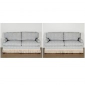 PAIR JULES RIST CUSTOM SOFAS 2