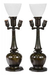 PAIR JUST ANDERSEN TABLE LAMPS