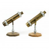 PAIR KALEIDOSCOPES, LATE 19TH