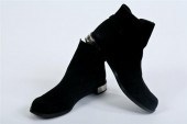 PAIR KARL LAGERFELD BLACK SUED