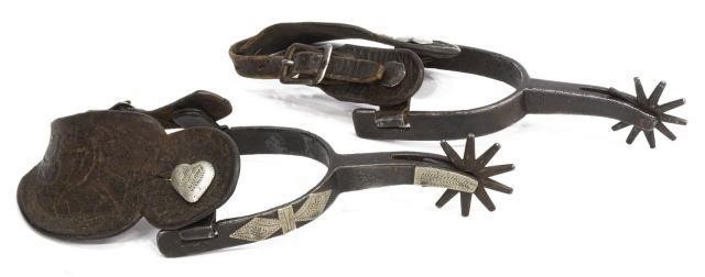 (PAIR) KELLY BROTHERS MARKED COWBOY