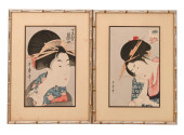 PAIR KITAGAWA UTAMARO WOOD BLO