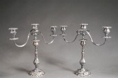 PAIR KNICKERBOCKER SILVER PLAT