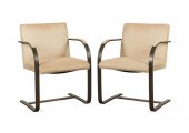 PAIR KNOLL "BRNO" CHROME UPHOL
